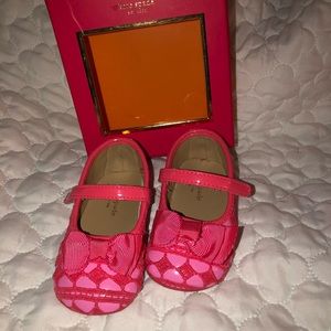 Kate spade baby shoes size 4(9-12 months )